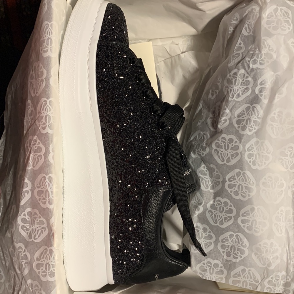 Alexander McQueen Galaxy Glitter Sneakers - Picture 3 of 5